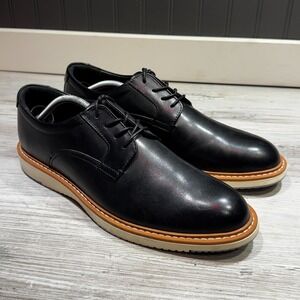 Nordstrom Rack Sven Plain Toe Derby Men's Shoes Black Sz 11.5M